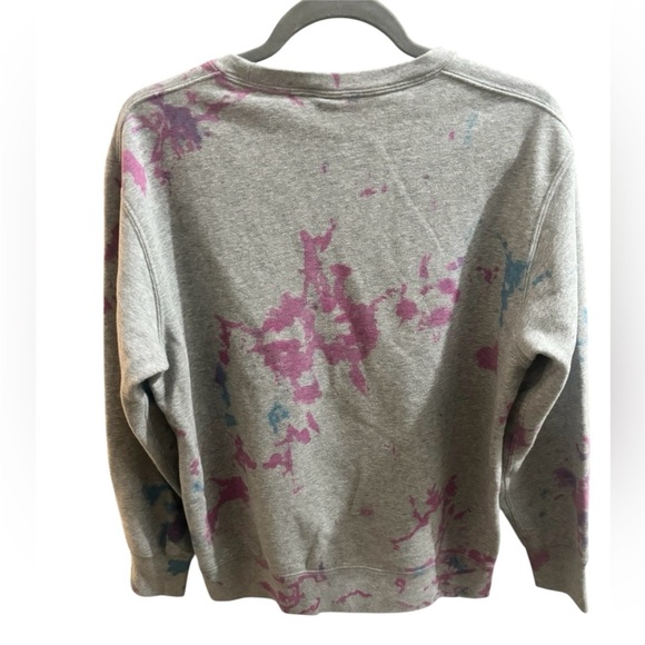 Uniqlo Gray Mickey Mouse Sweatshirt with Tie-Dye Accents - Picture 2 of 3